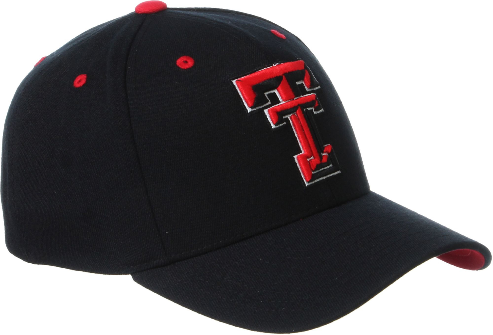 Zephyr Men's Texas Tech Red Raiders Black ZH Fitted Hat product image