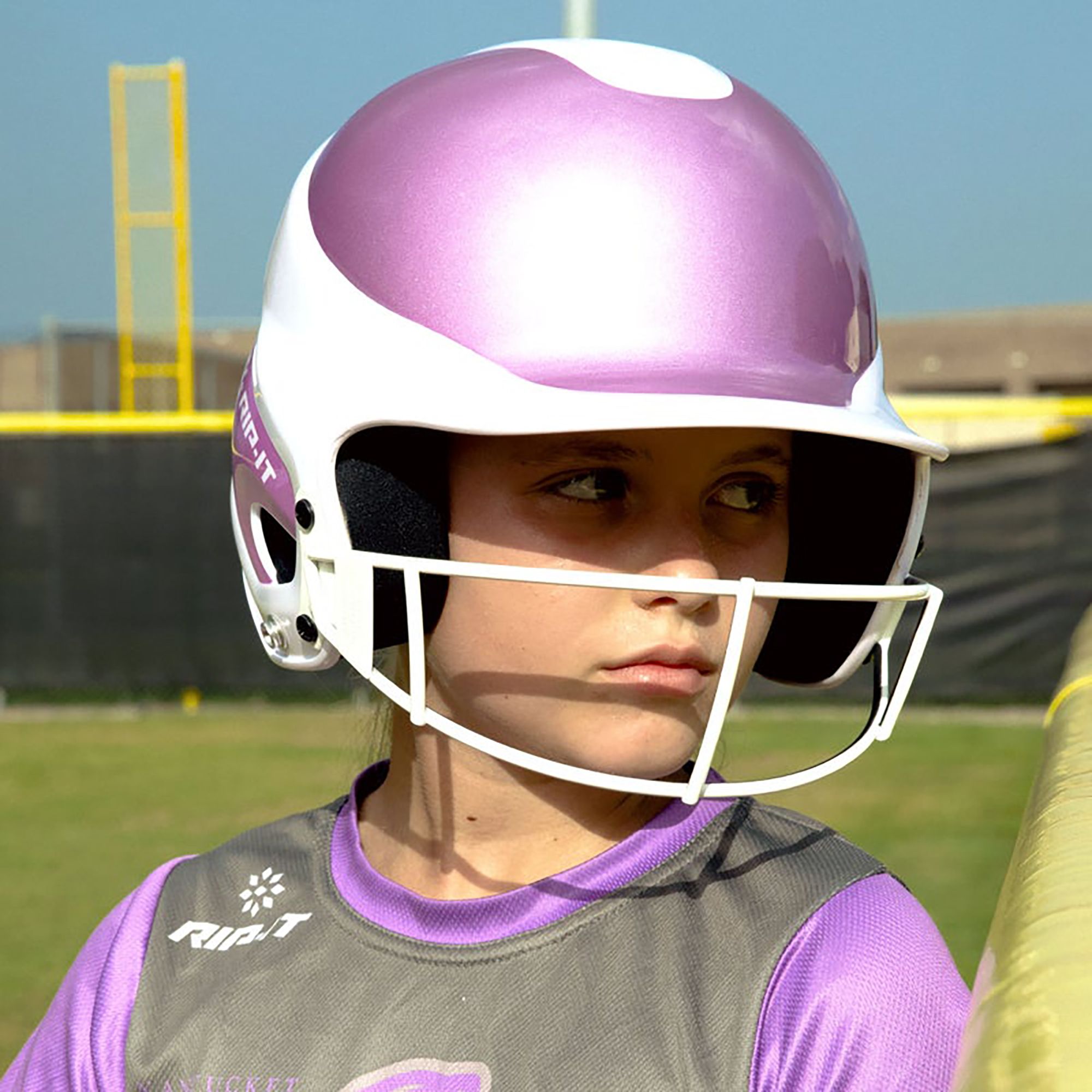 Rip-IT Vision Pro Shimmer Two-Tone Softball Batting Helmet