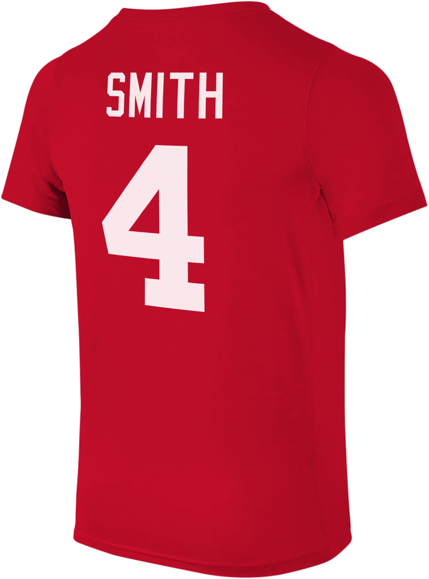 Retro Brand Youth Ohio State Buckeyes Red Jeremiah Smith #4 Short Sleeve T-Shirt product image