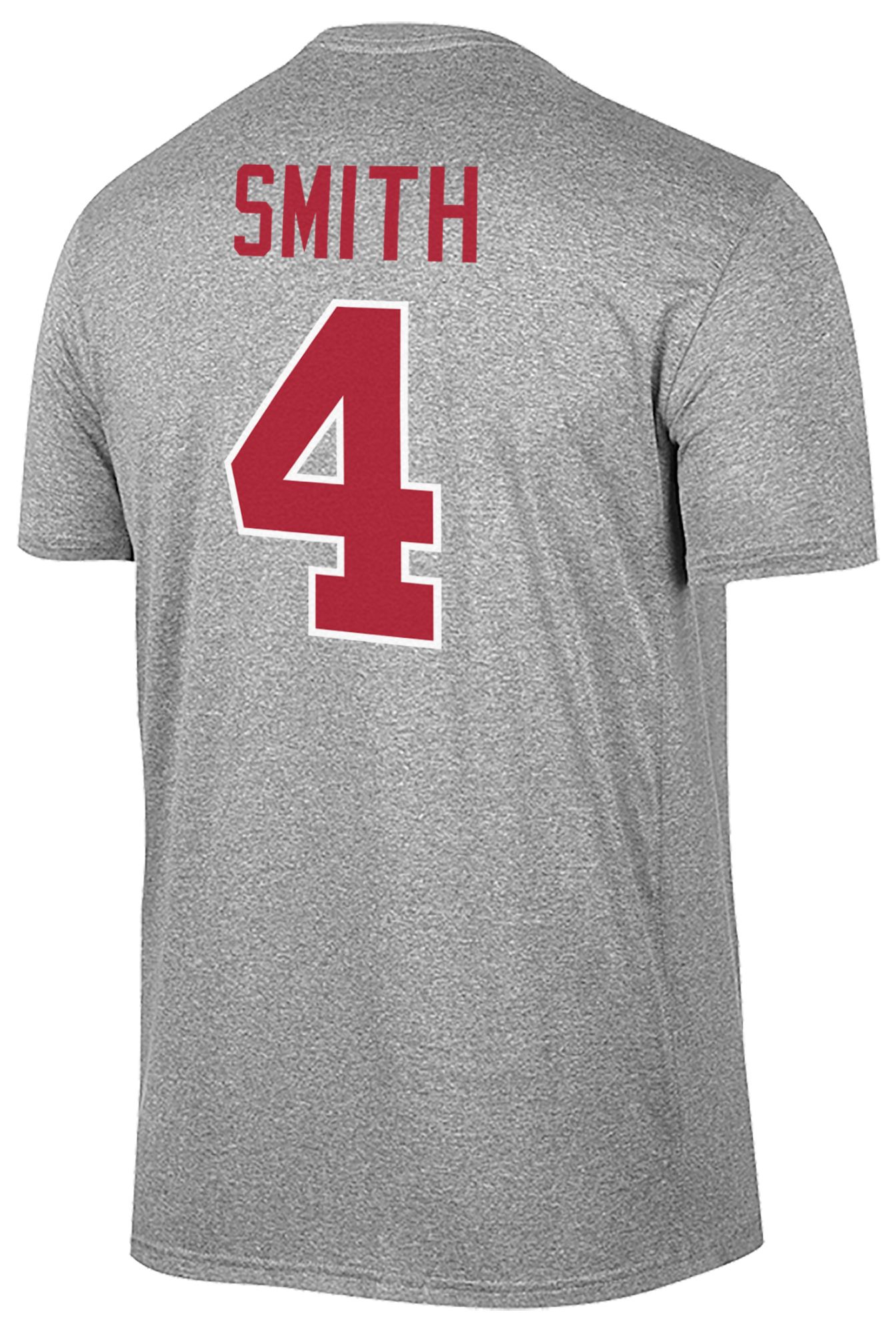 Retro Brand Men's Ohio State Buckeyes Jeremiah Smith #4 Grey Football Jersey product image