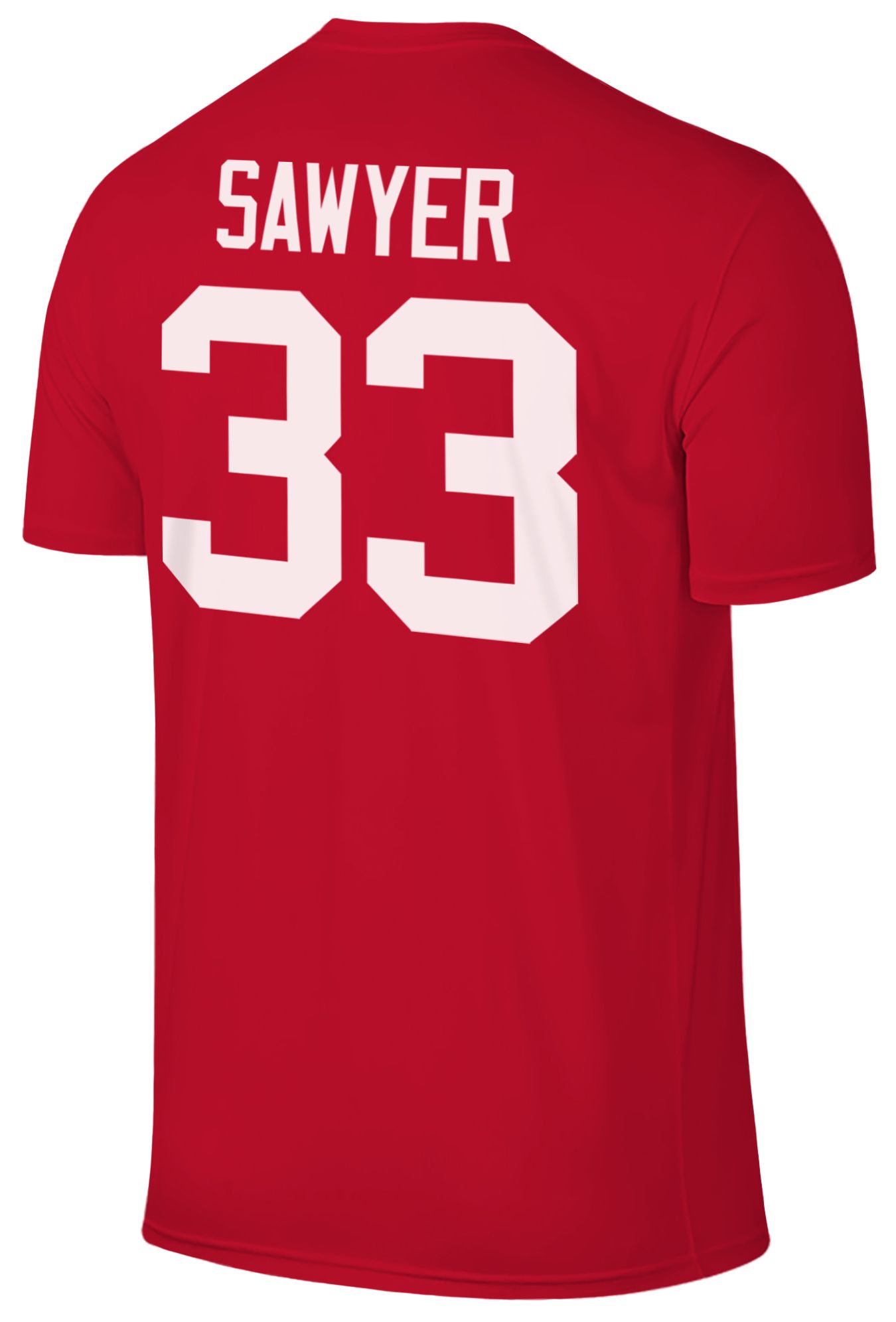 Retro Brand Men's Ohio State Buckeyes Jack Sawyer #33 Red T-Shirt product image