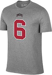 Retro Brand Men's Ohio State Buckeyes Kyle McCord #6 Grey T-Shirt product image