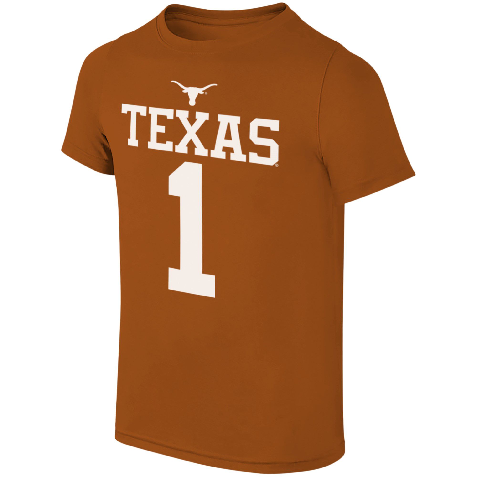 Retro Brand Men's Texas Longhorns Xavier Worthy #1 Burnt Orange T-Shirt