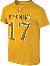 Retro Brand Wyoming Cowboys Gold Josh Allen T-Shirt product image
