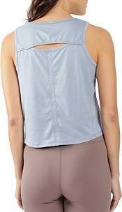 90 Degree By Reflex - Women's Cropped Tank Top With Back Keyhole
