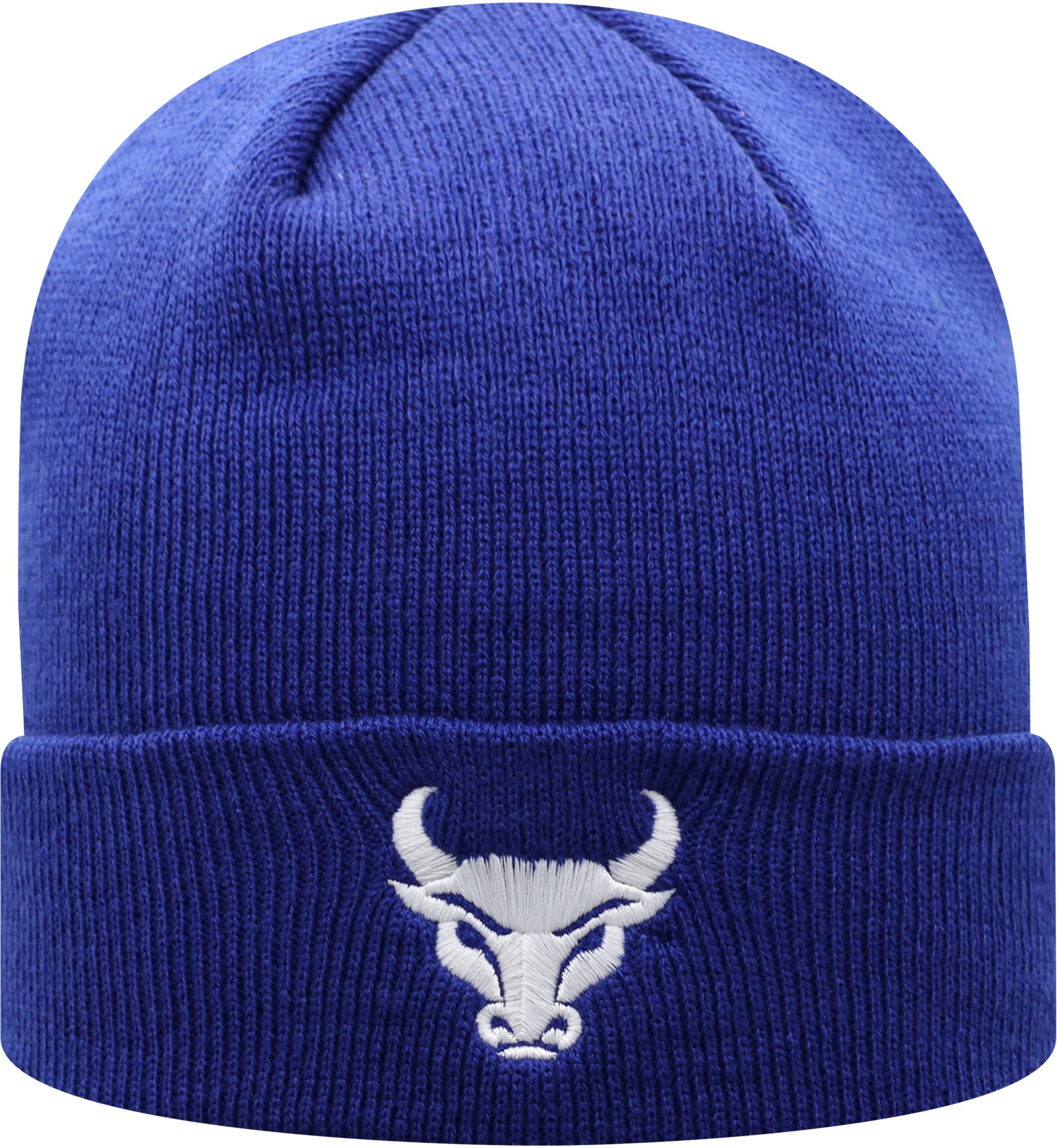 Top of the World Men's Buffalo Bulls Blue Cuff Knit Beanie product image
