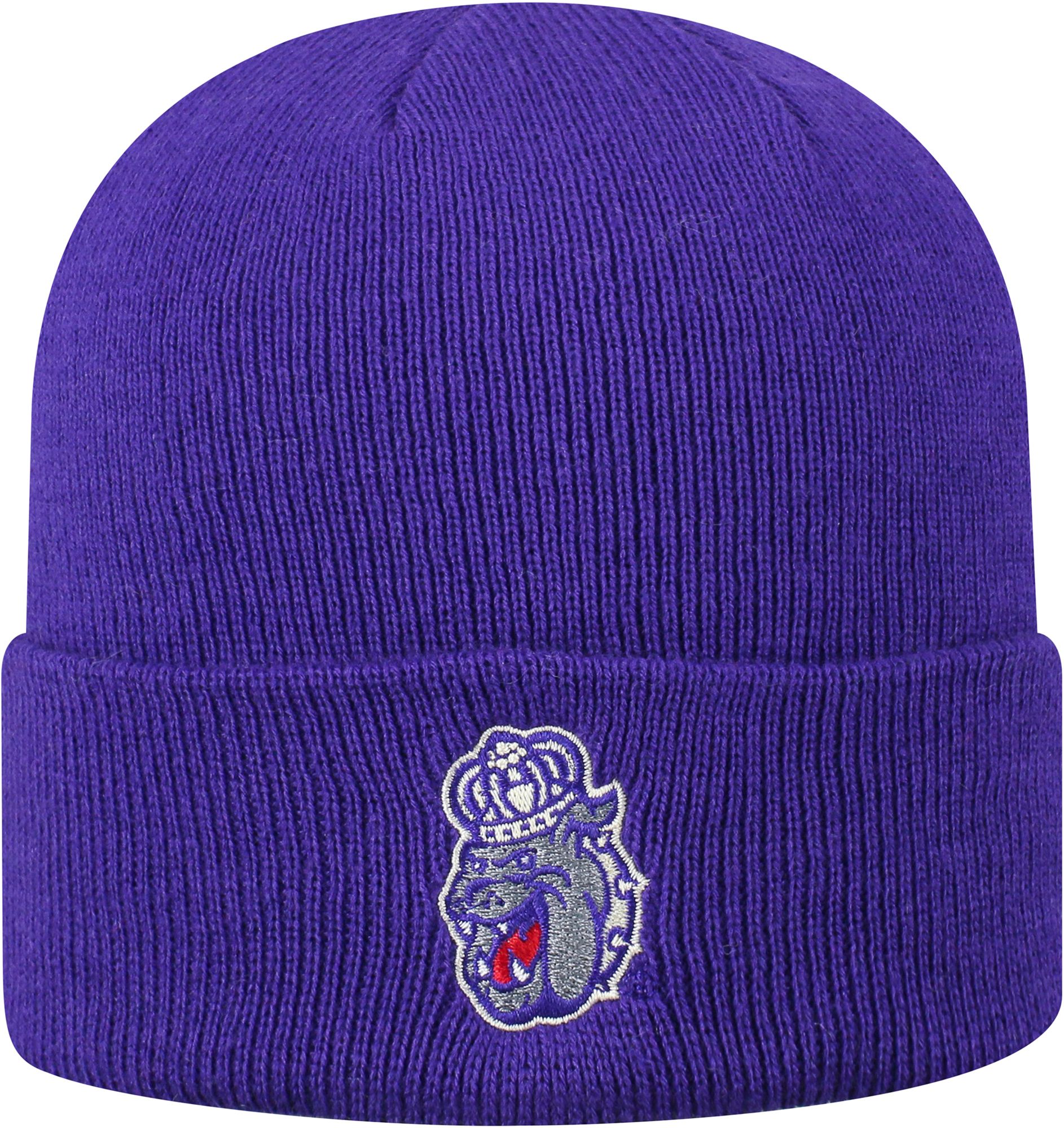 Top of the World Men's James Madison Dukes Purple Cuff Knit Beanie product image