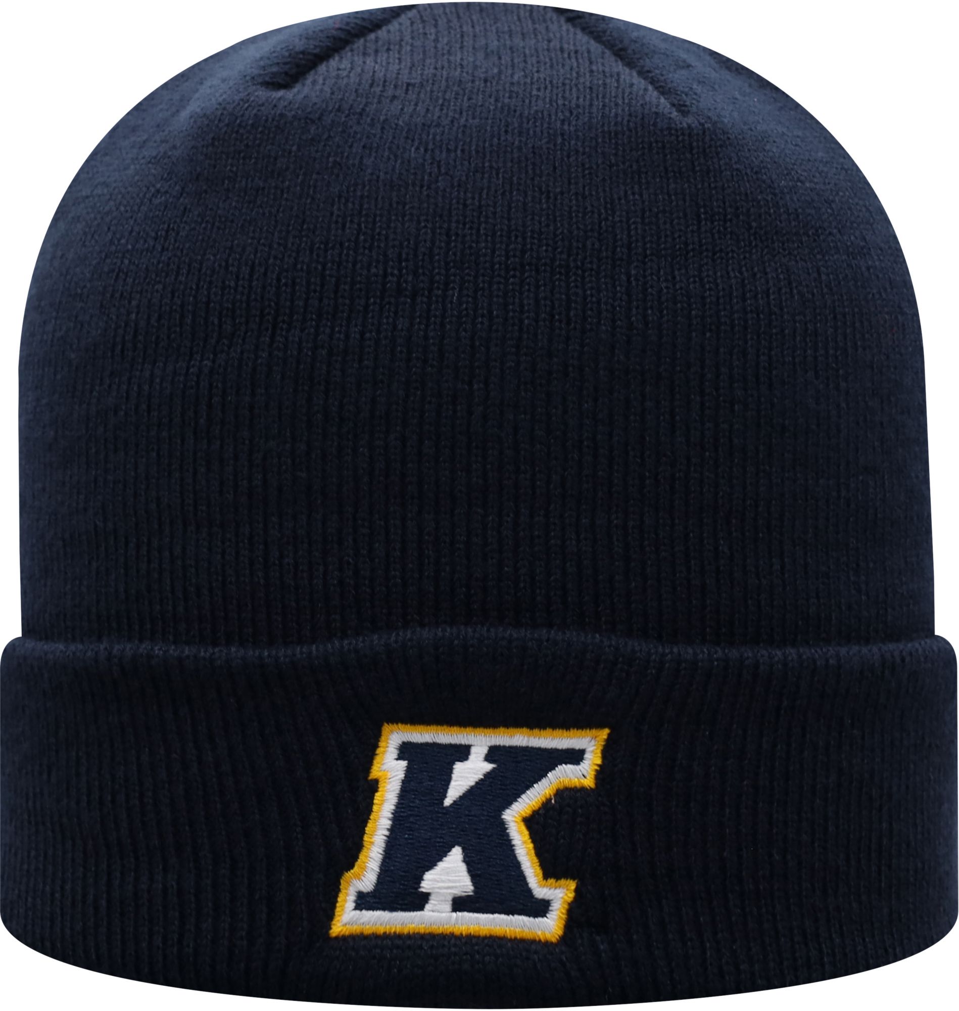 Top of the World Men's Kent State Golden Flashes Navy Blue Cuff Knit Beanie product image
