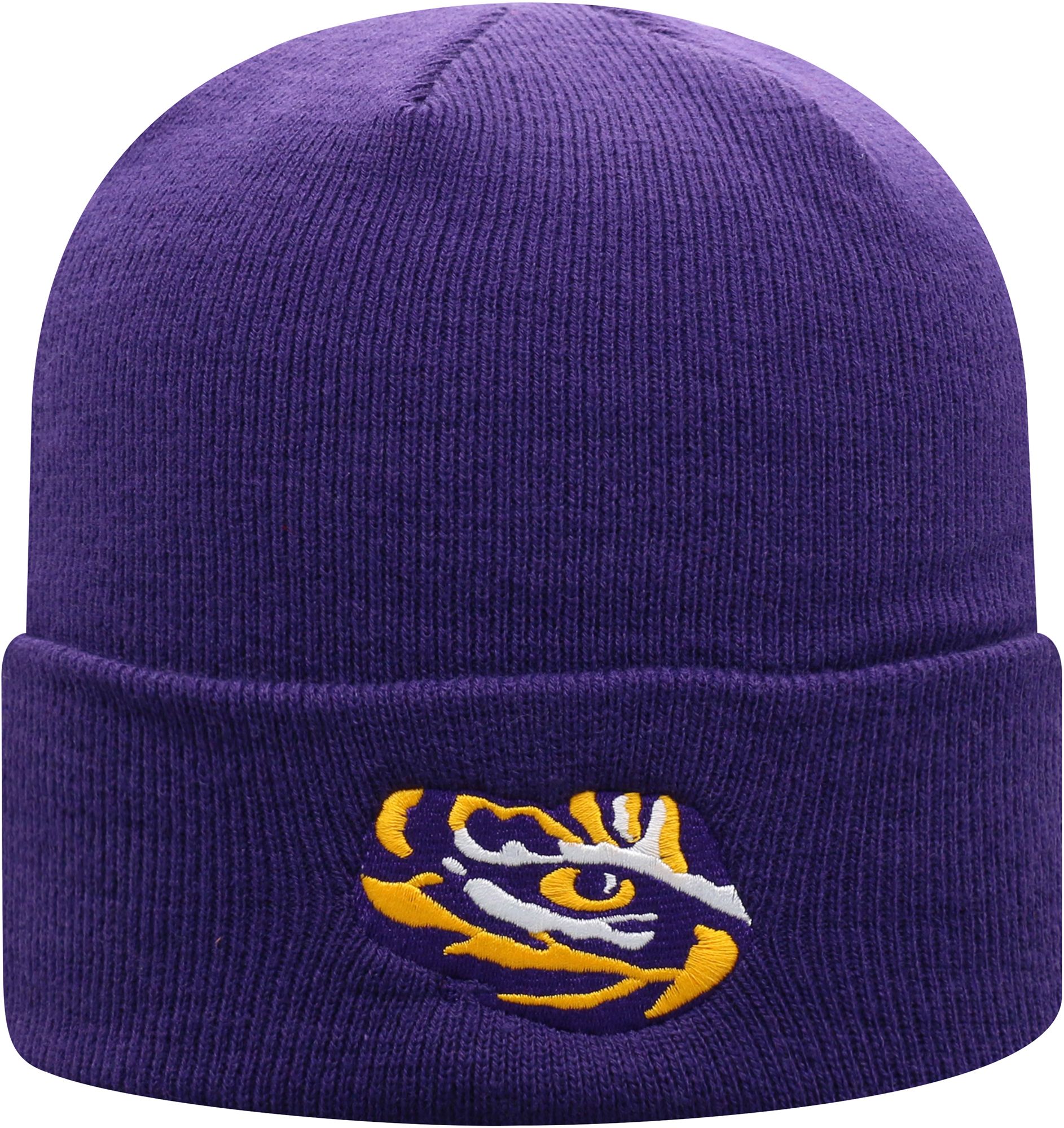 Top of the World Men's LSU Tigers Purple Cuff Knit Beanie product image