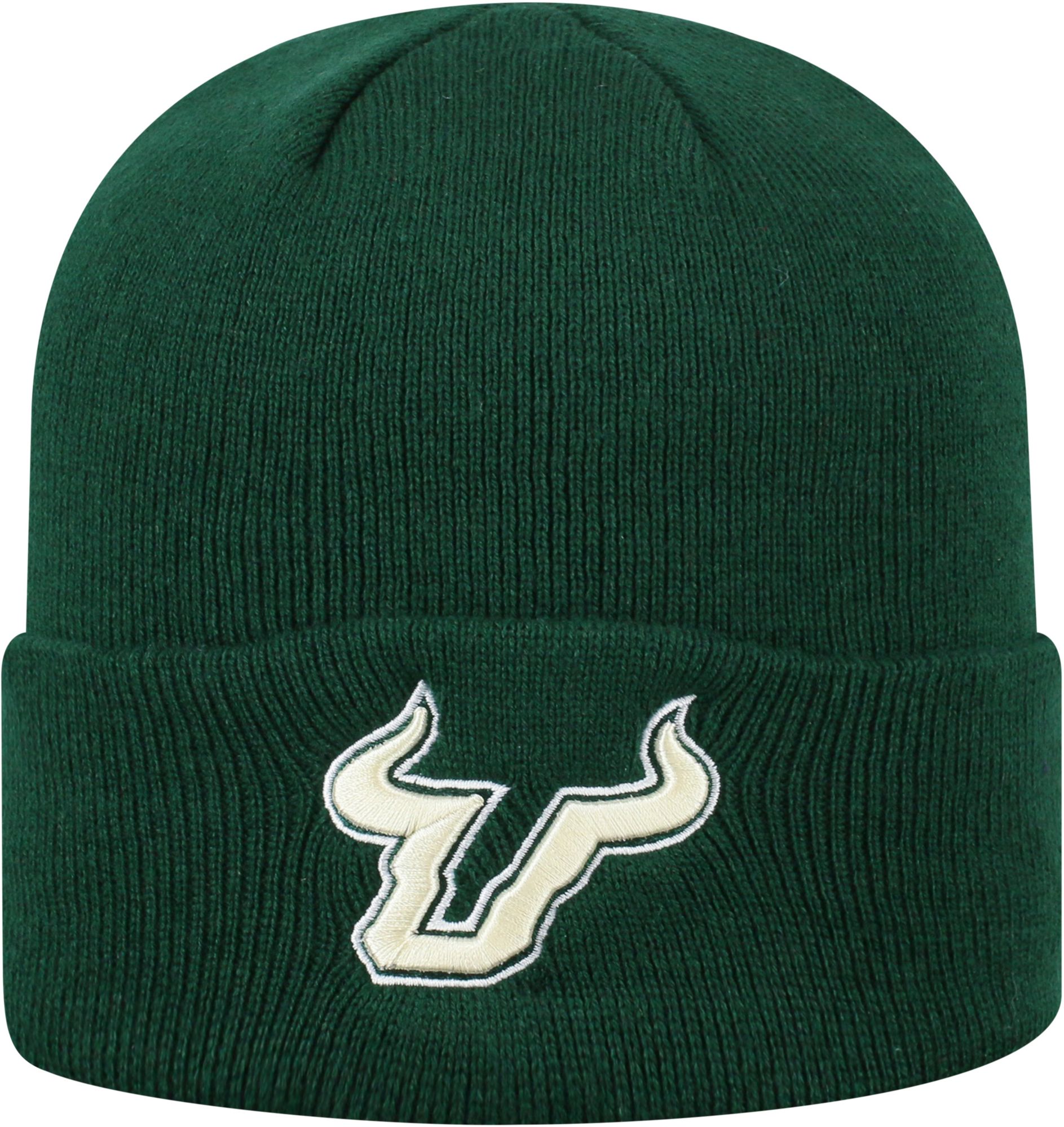 Top of the World Men's South Florida Bulls Green Cuff Knit Beanie product image
