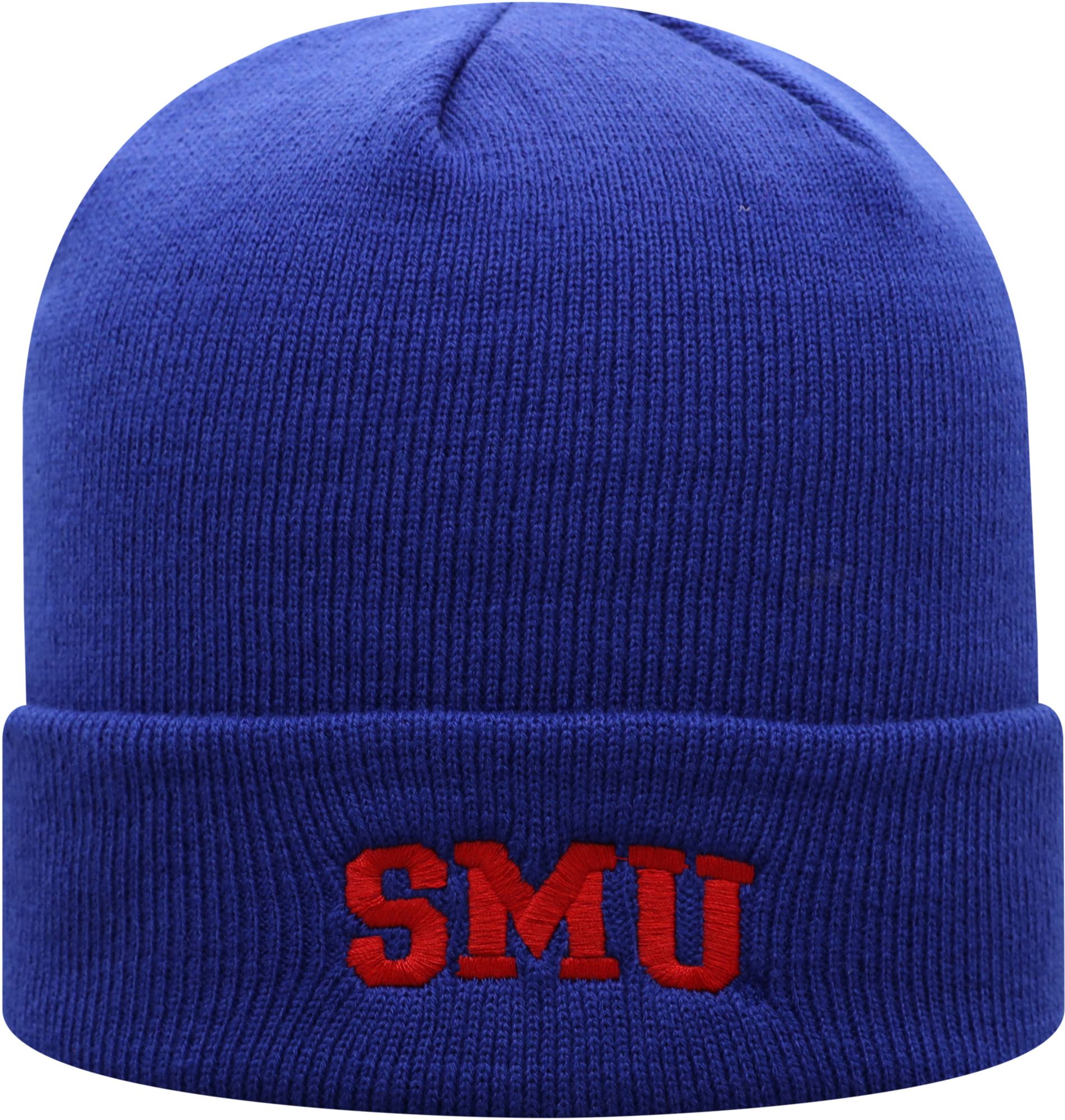 Top of the World Men's Southern Methodist Mustangs Blue Cuff Knit Beanie product image
