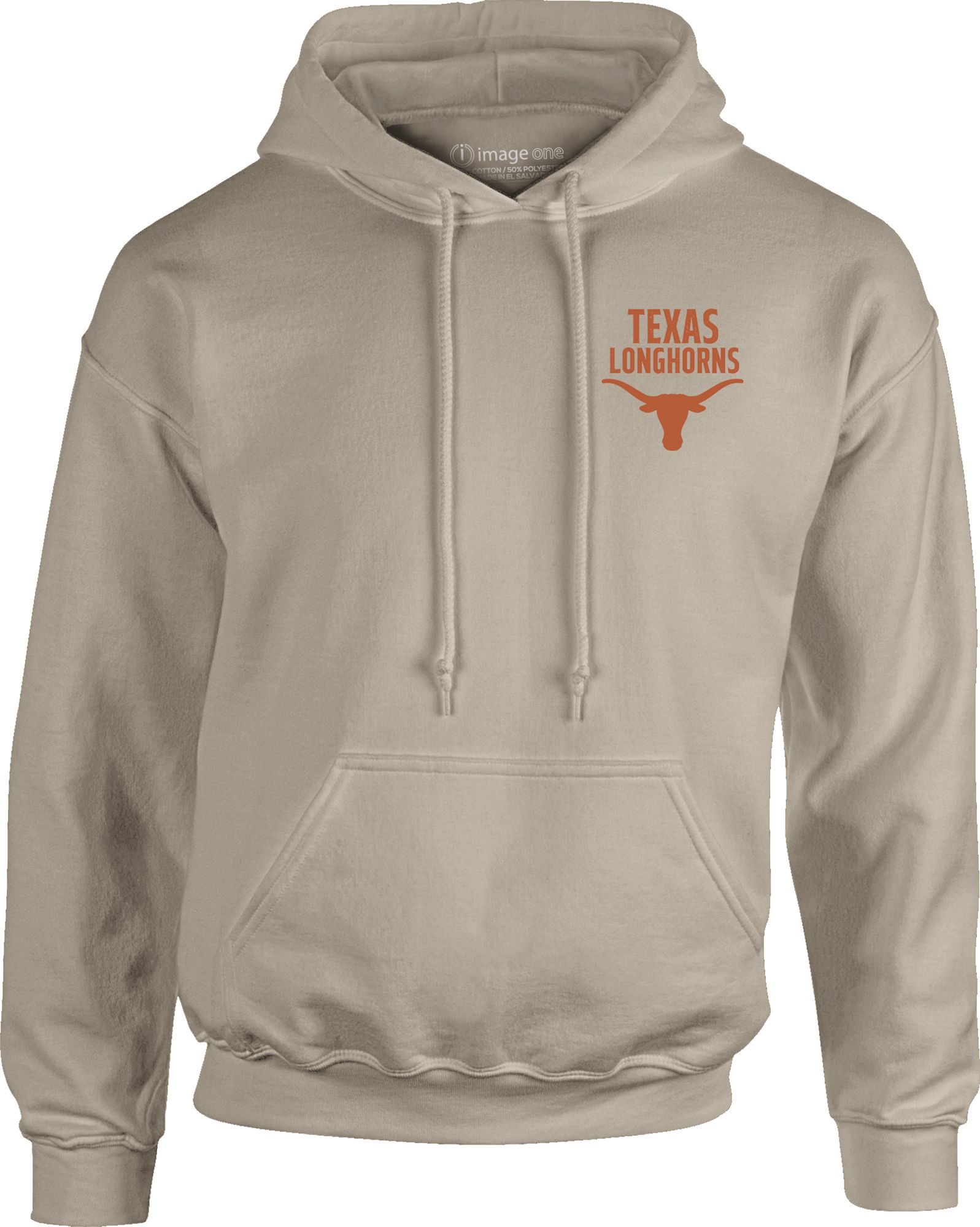 Image One Men's Texas Longhorns White Mascot Pullover Hoodie product image