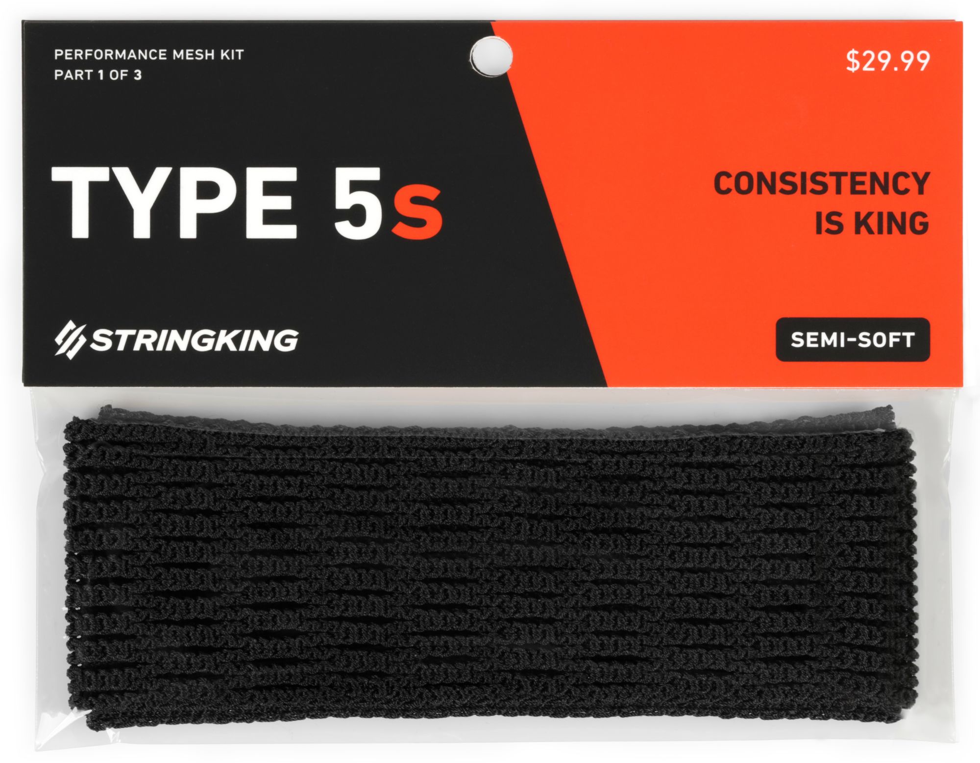 StringKing Type 5s Semi-Soft Lacrosse Mesh product image