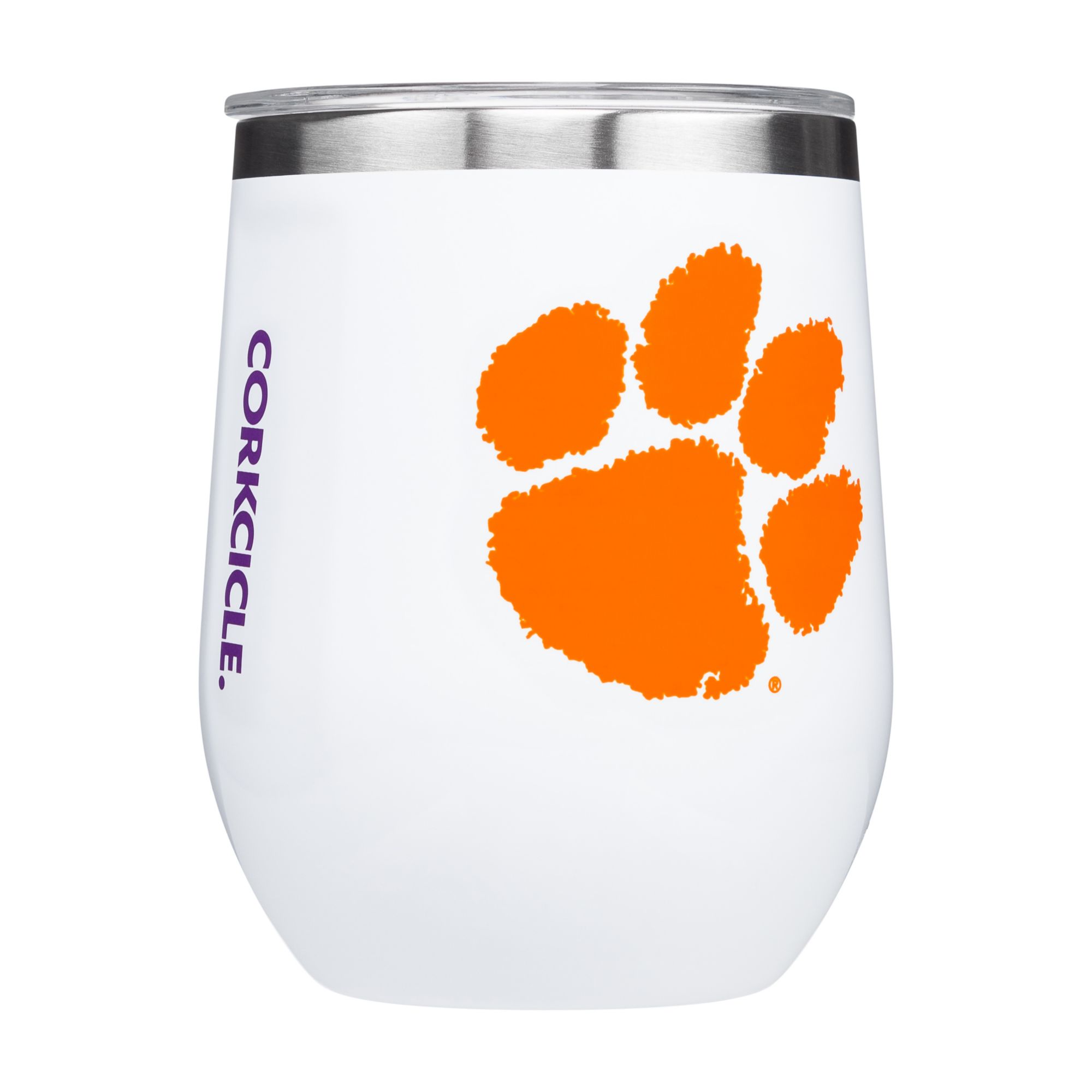 Corkcicle Clemson Tigers 12oz. Stemless Glass product image