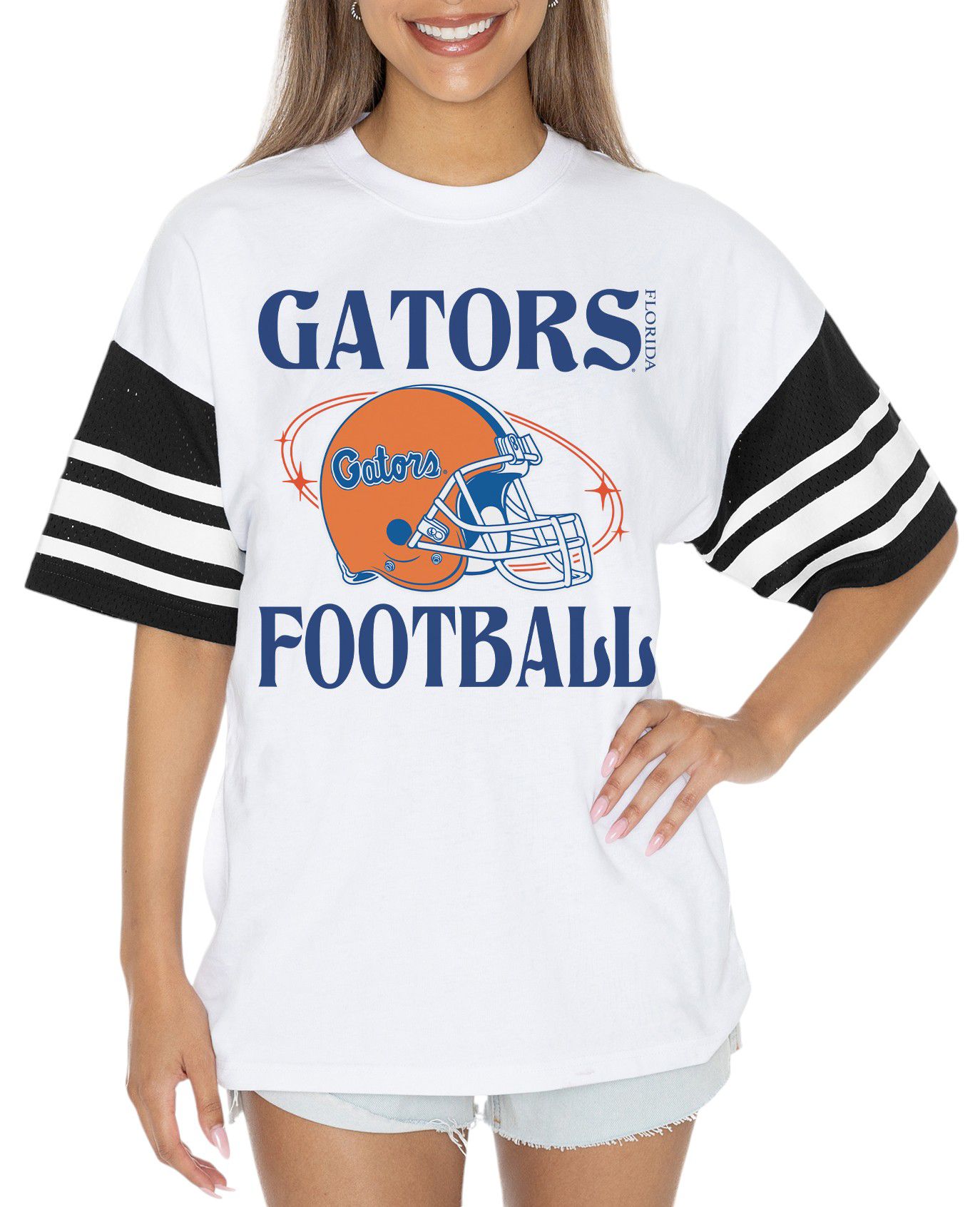 Gameday Couture Women's Florida Gators White Mesh Jersey T-Shirt product image