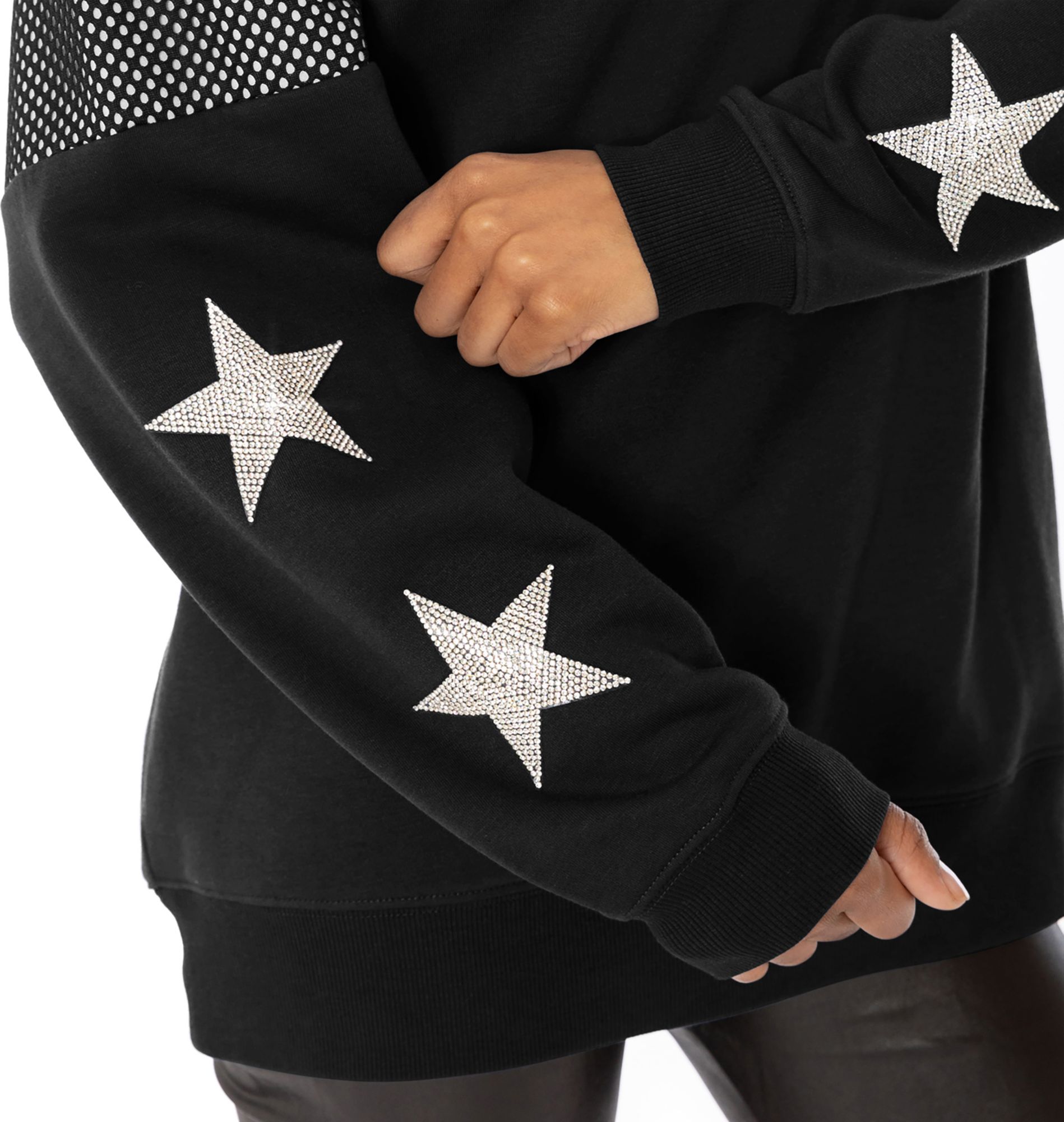 Gameday Couture Women's Texas Tech Red Raiders Black Crew Pullover Sweatshirt product image