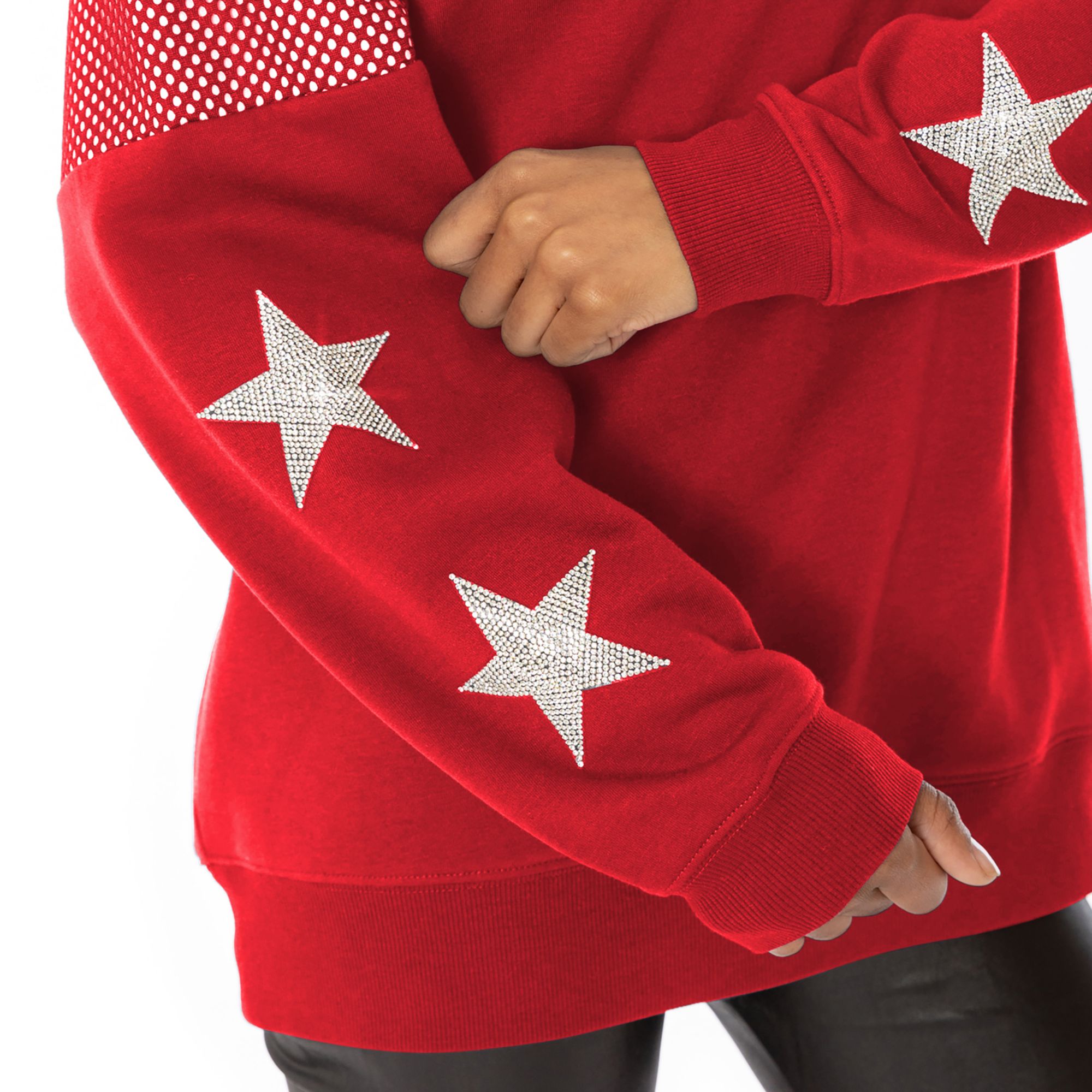 Gameday Couture Women's Georgia Bulldogs Red Star Crewneck Sweatshirt product image
