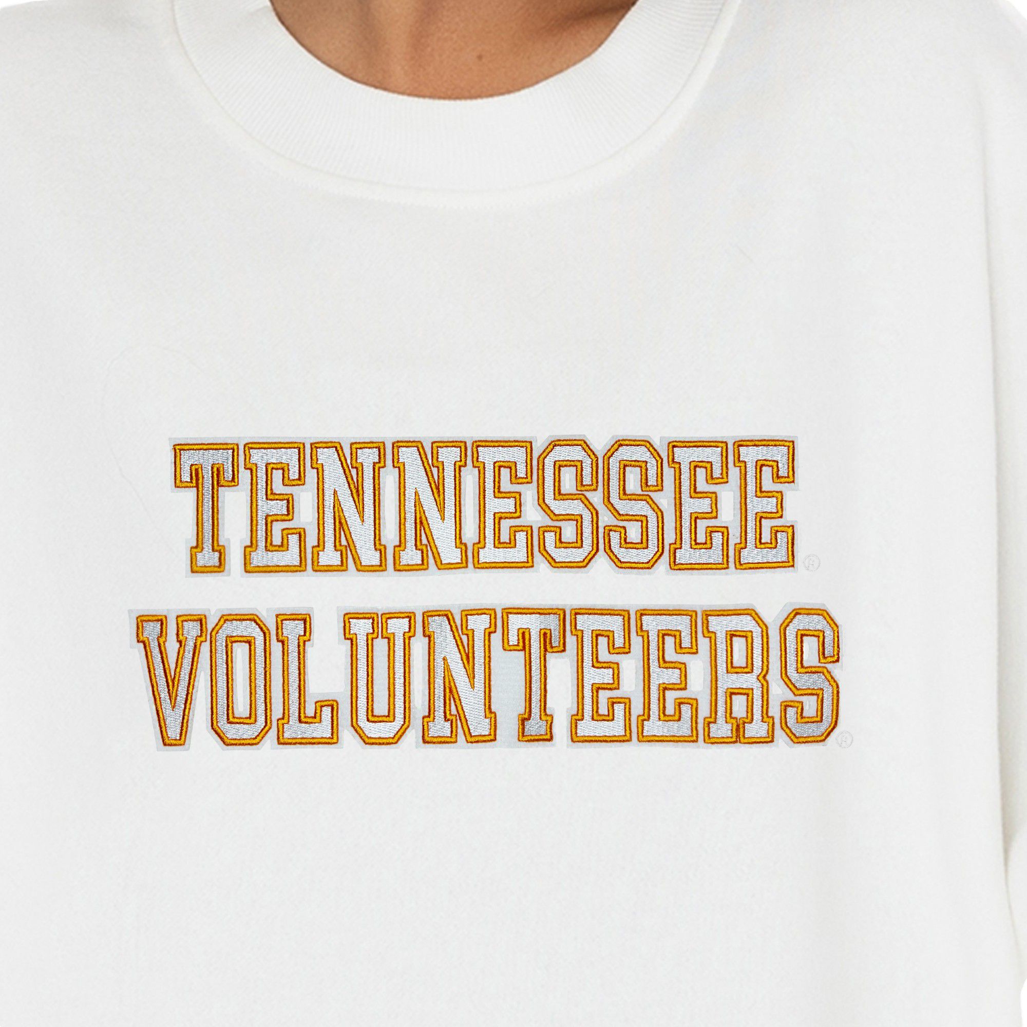 Gameday Couture Women's Tennessee Volunteers White Instant Replay Crew Pullover Sweatshirt product image