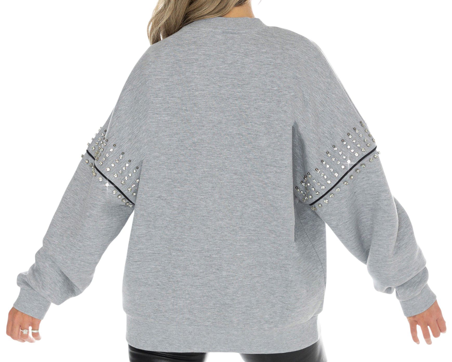 Gameday Couture Women's Colorado Buffaloes Grey Playback Vintage Wash Crew Sweatshirt product image