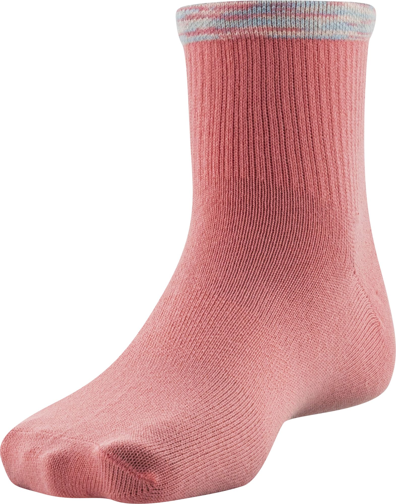 UA Girl's Essential 2.0 6-Pack Quarter Socks