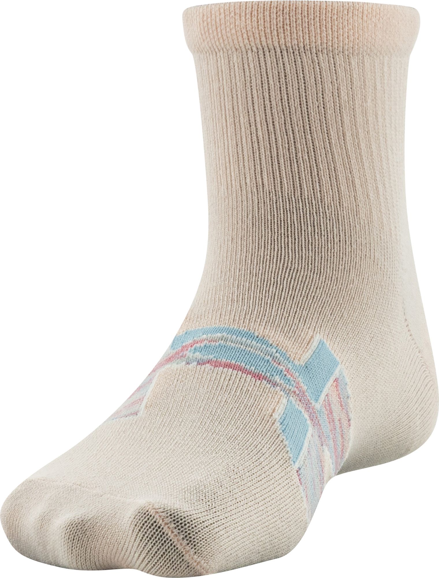 UA Girl's Essential 2.0 6-Pack Quarter Socks