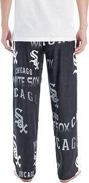 Concepts Sport Men's Chicago White Sox Black All Over Print Microfleece Pants product image