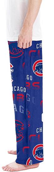Concepts Sport Men's Chicago Cubs Royal All Over Print Microfleece Pants product image