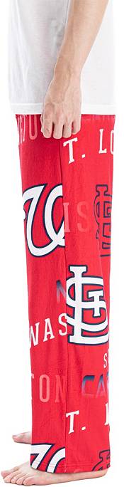 Concepts Sport Men's Washington Nationals Red All Over Print Microfleece Pants product image