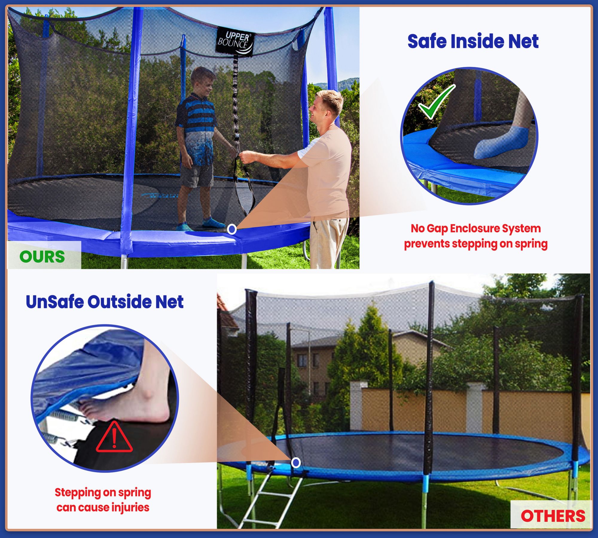 Upper Bounce 15 Foot Round Trampoline Set product image