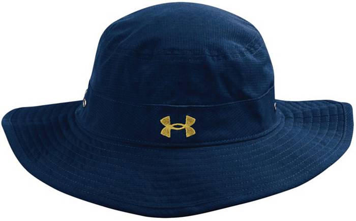 Men's Under Armour Kelly Green/Navy Notre Dame Fighting Irish On-Field Baseball  Fitted Hat