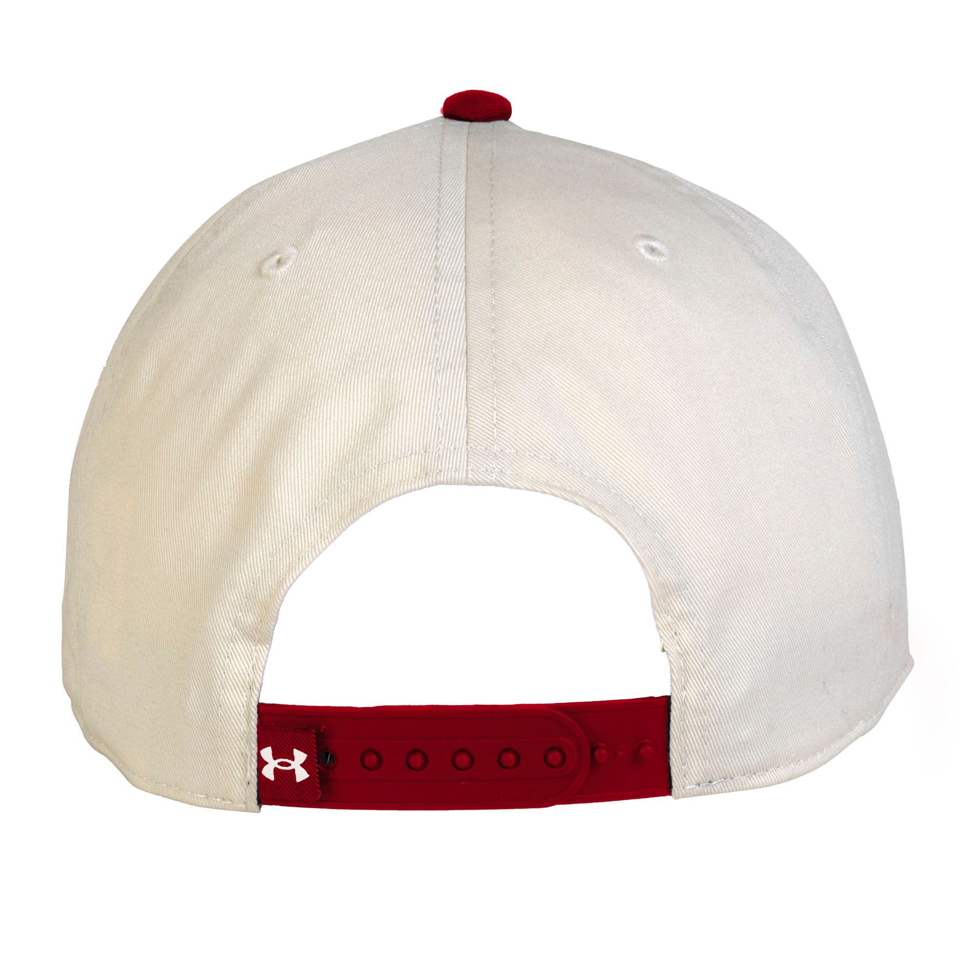 Under Armour Adult Wisconsin Badgers Stone Low Crown Flatbill Snapback Hat product image