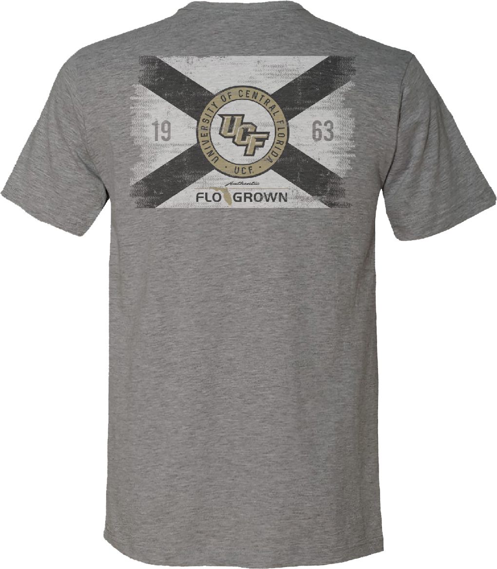 FloGrown Men's UCF Knights Grey Washed Flag T-Shirt product image