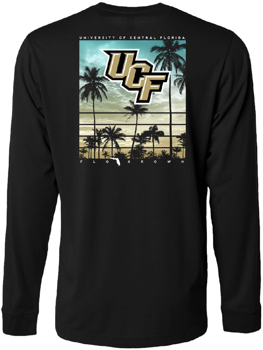 FloGrown Men's UCF Knights Black Sunset Long Sleeve T-Shirt product image