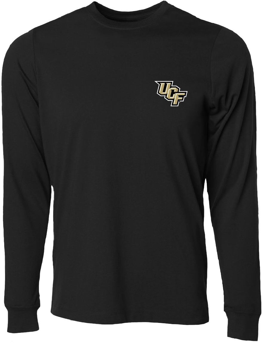 FloGrown Men's UCF Knights Black Sunset Long Sleeve T-Shirt product image