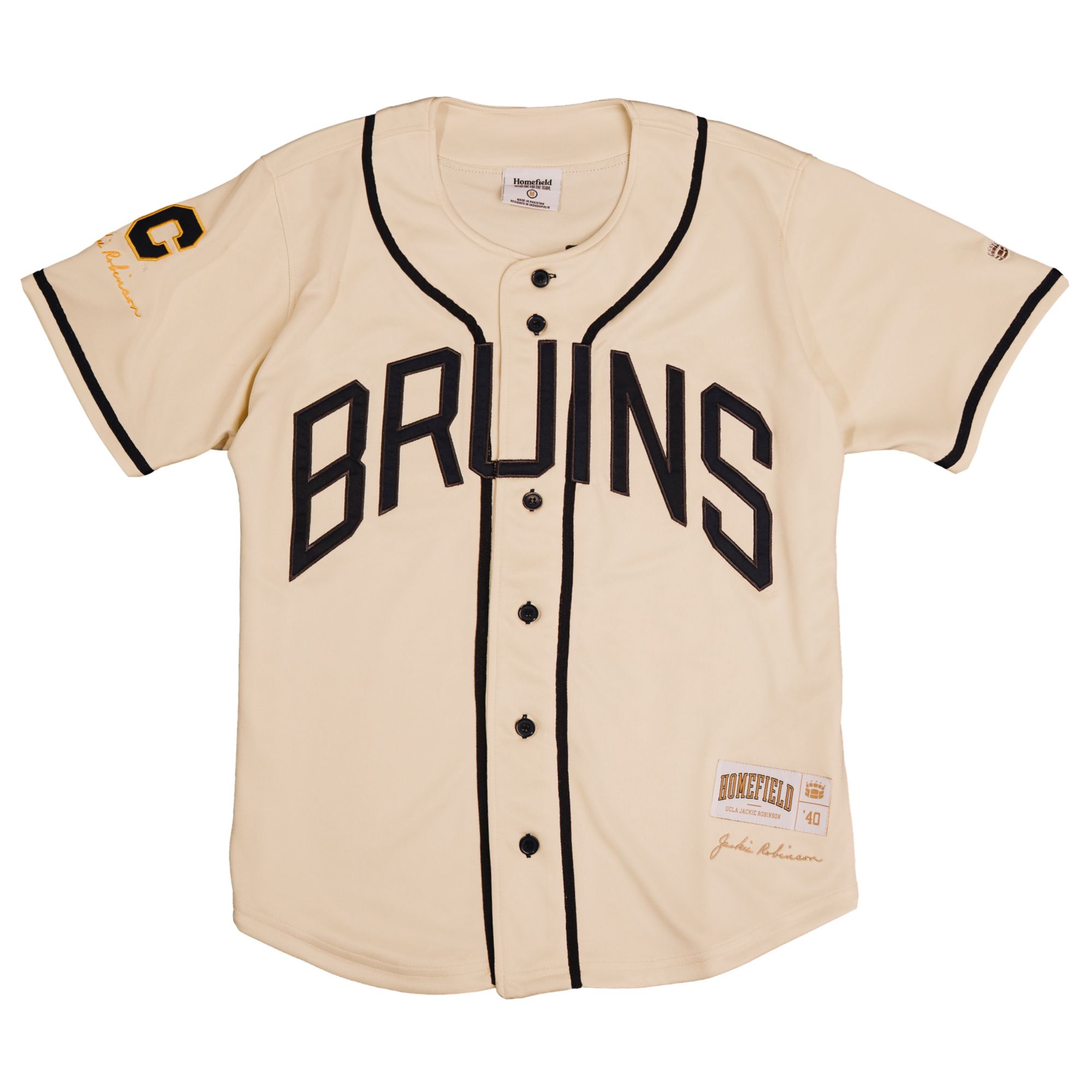 Homefield Men's UCLA Bruins Jackie Robinson #42 Cream Jersey product image