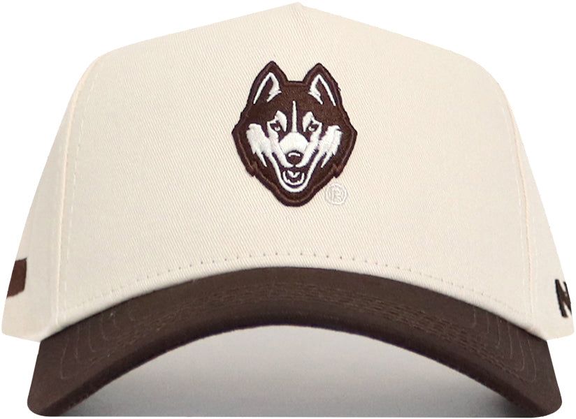 No Rivals Adult UConn Huskies Brown Snapback Adjustable Hat product image