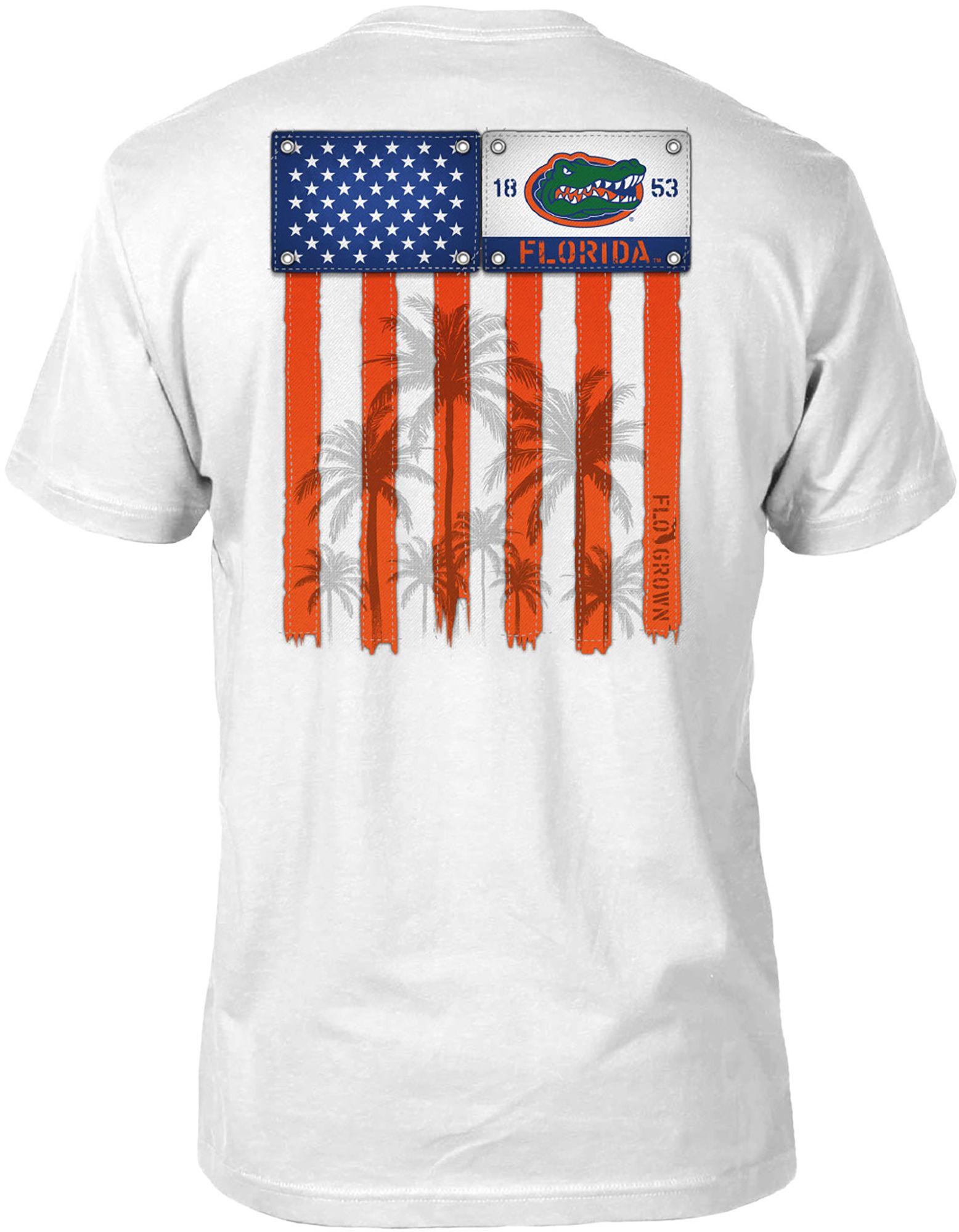 FloGrown Men's Florida Gators White Vintage Flag T-Shirt product image