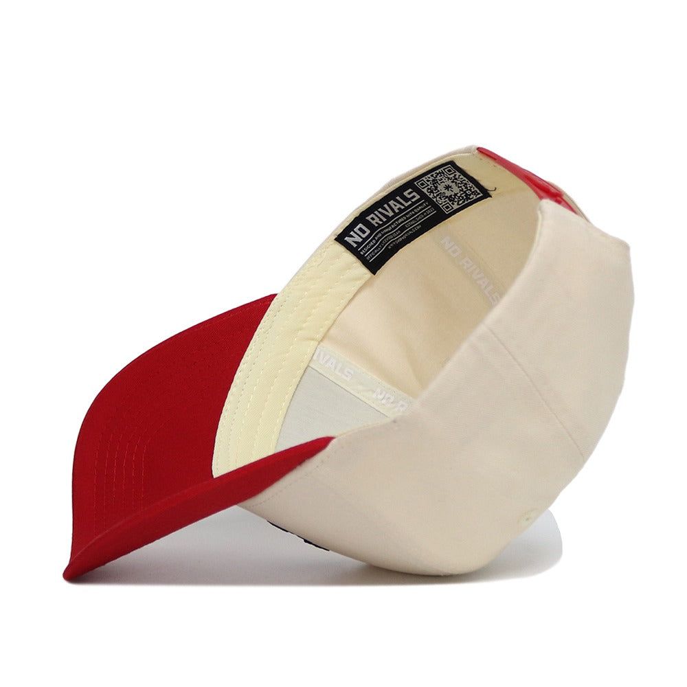 No Rivals Adult Georgia Bulldogs Red Vintage Logo Snapback product image