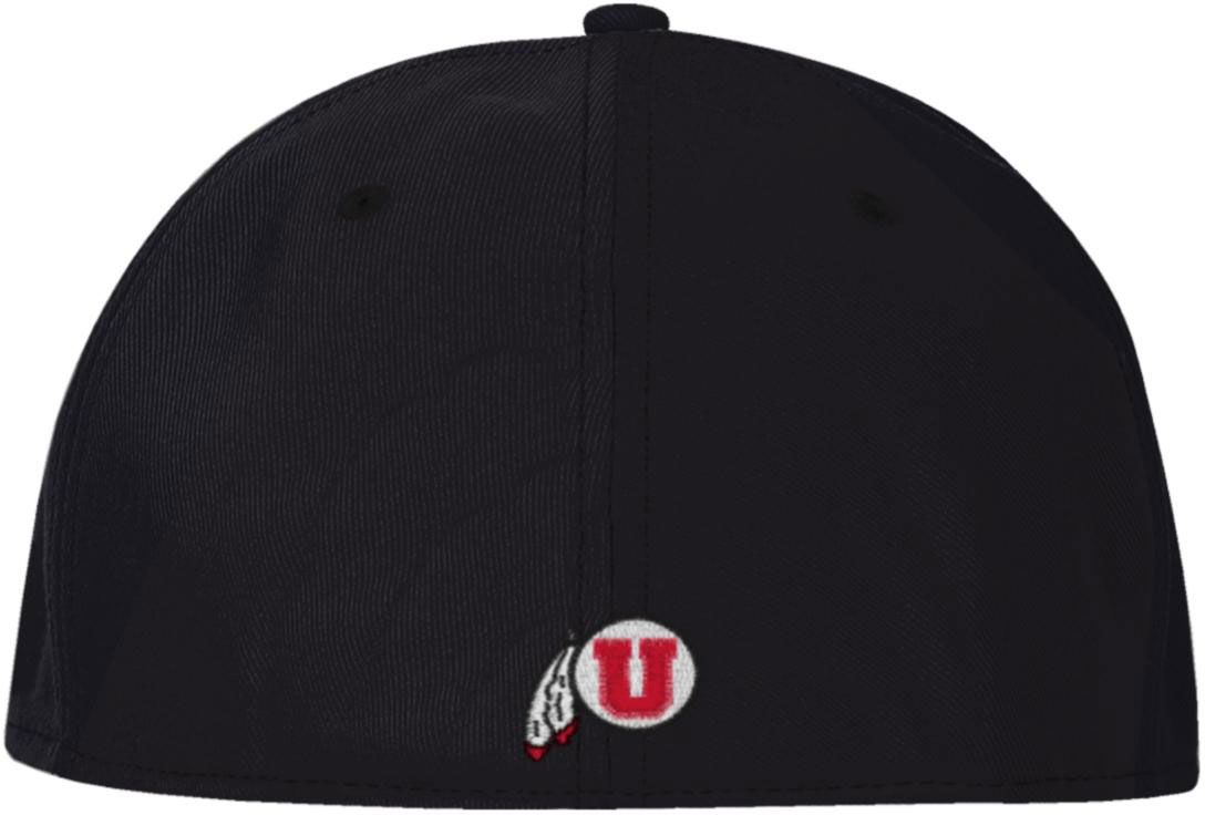 Under Armour Men's Utah Utes Black Fitted Baseball Hat