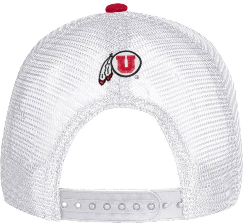 Under Armour Men's Utah Utes Crimson Washed Adjustable Trucker Hat product image