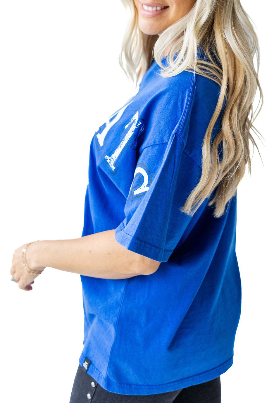 Gameday Social Women's Kentucky Wildcats Washed Royal The Band Short Sleeve T-Shirt product image