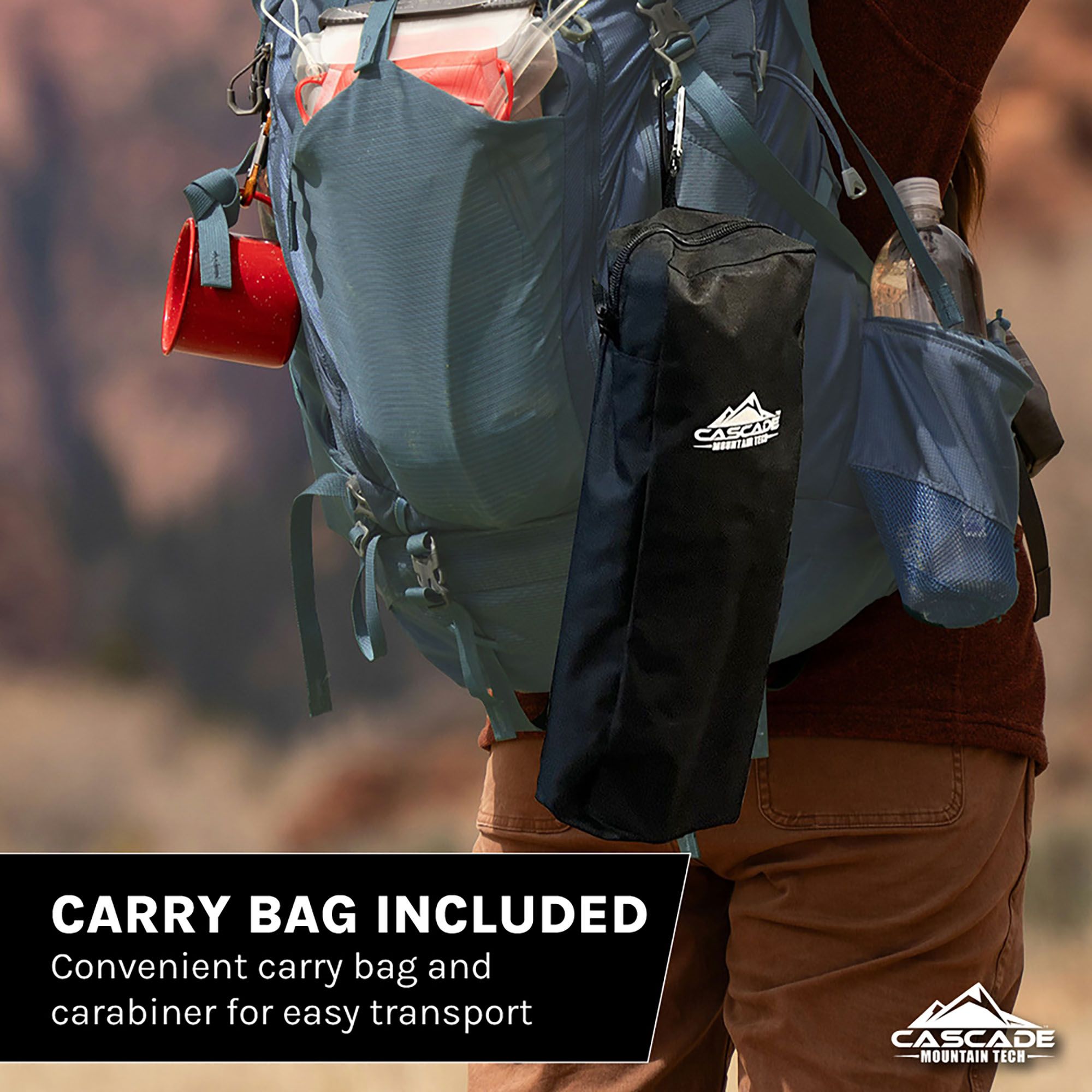 Cascade Mountain Tech Outdoor Portable Folding Camping Stool product image