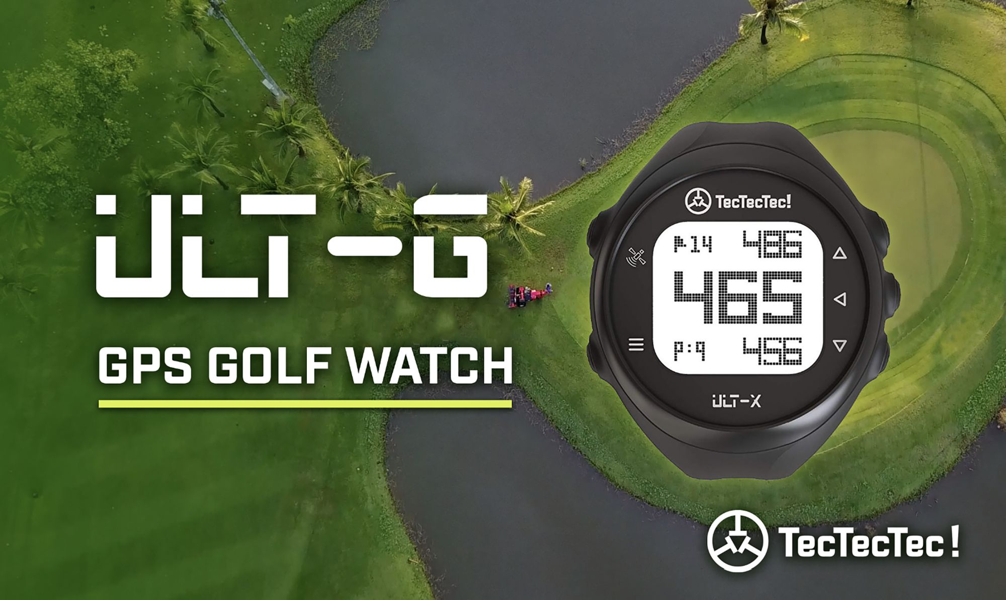 TecTecTec! ULT-G Golf GPS Watch product image
