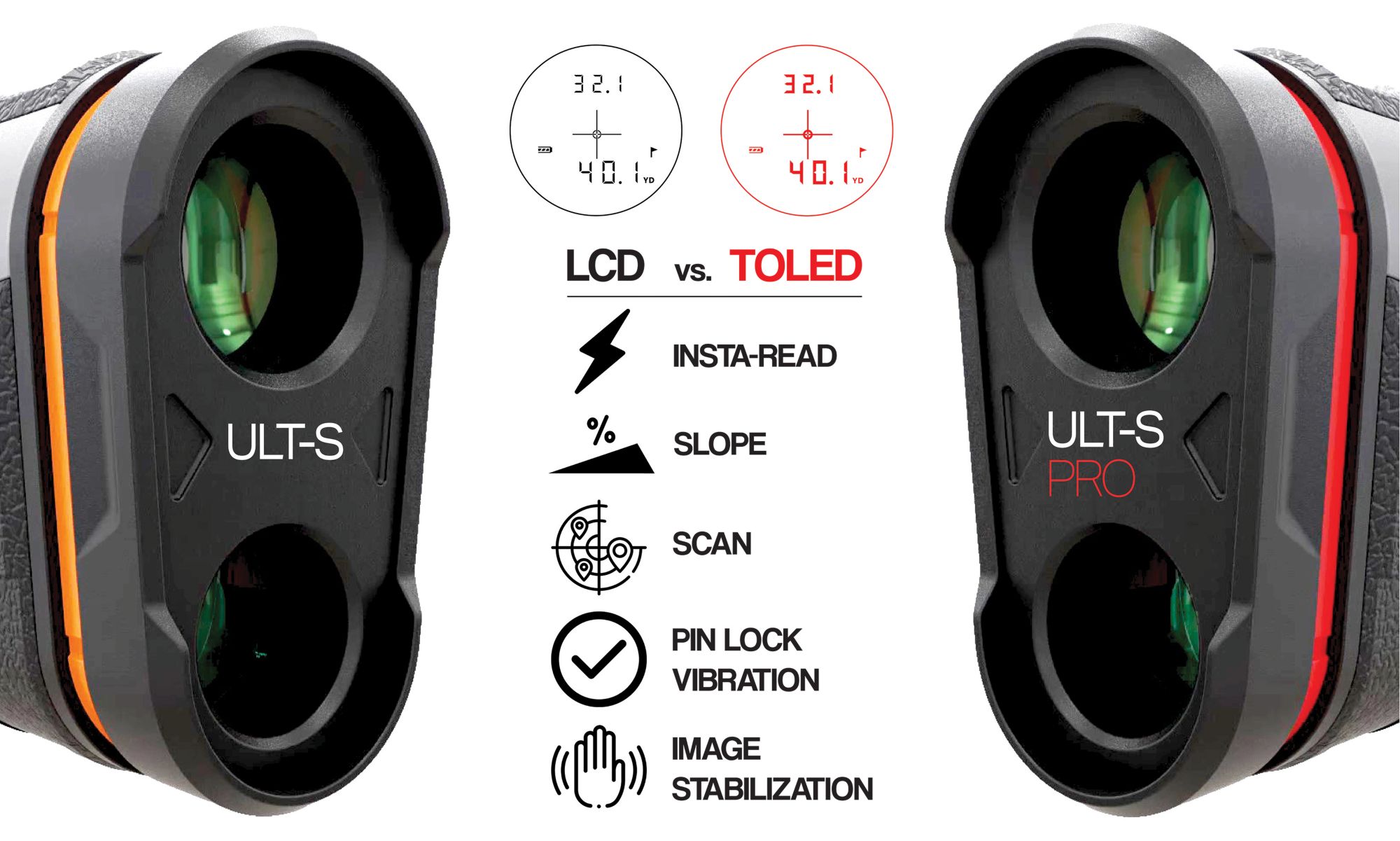 TecTecTec! ULT-S PRO Golf Rangefinder product image