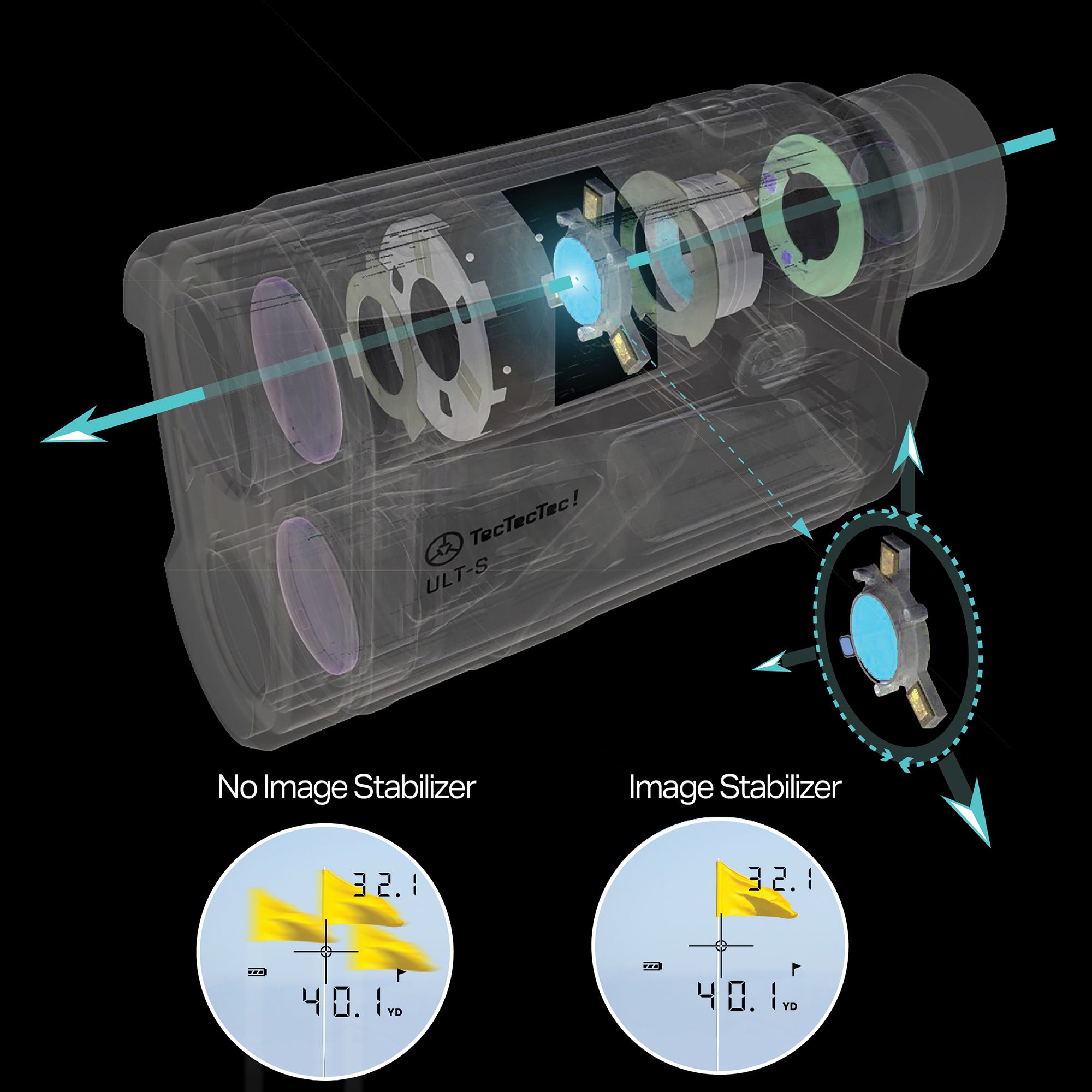 TecTecTec! ULT-S Golf Rangefinder product image
