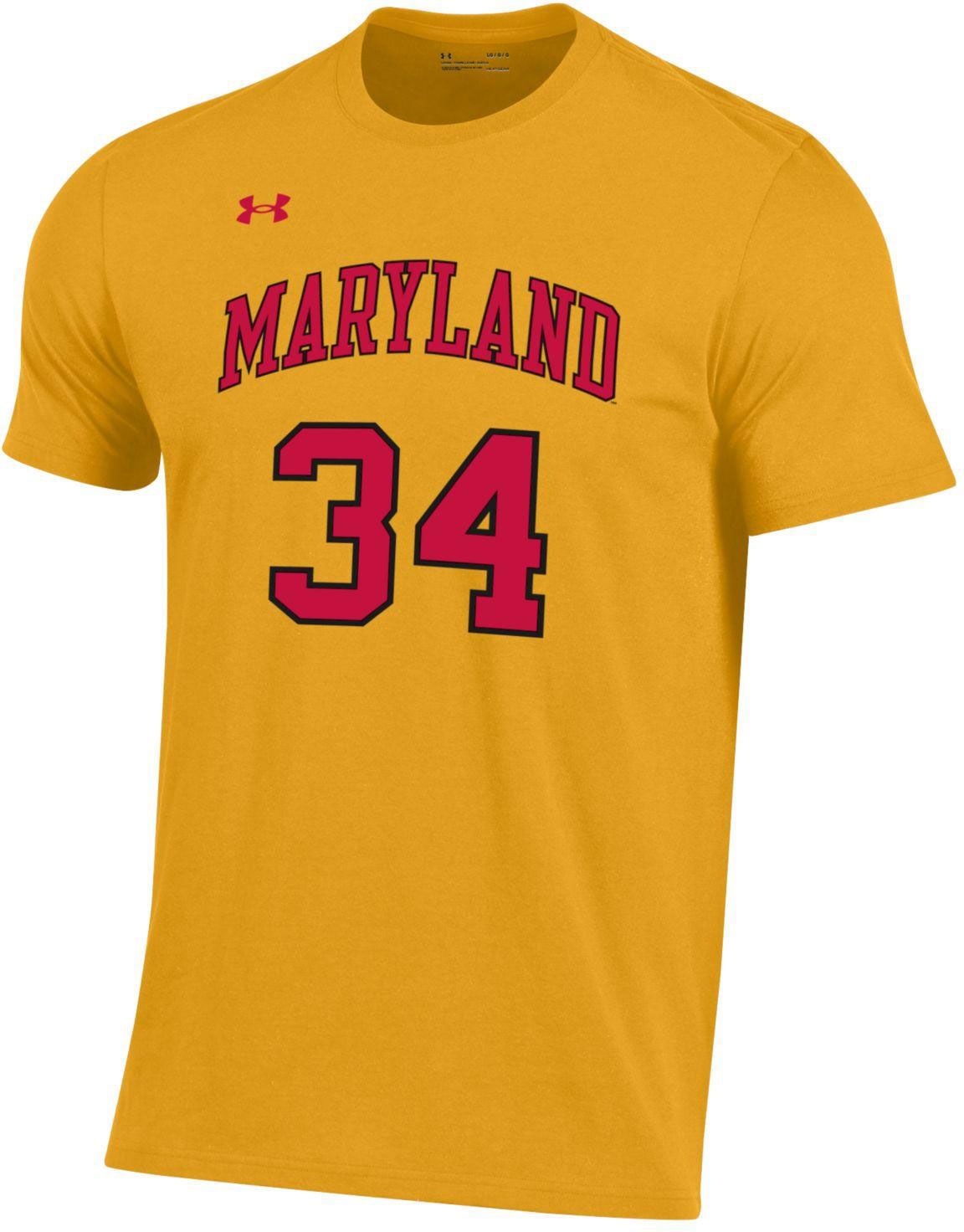 Under Armour Men's Maryland Terrapins Gold Len Bias #34 T-Shirt