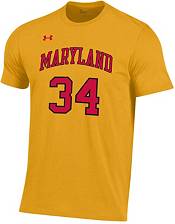 Maryland Terrapins Under Armour 100 Years Of Basketball Long Sleeve  Shooting Shirt - Yellow