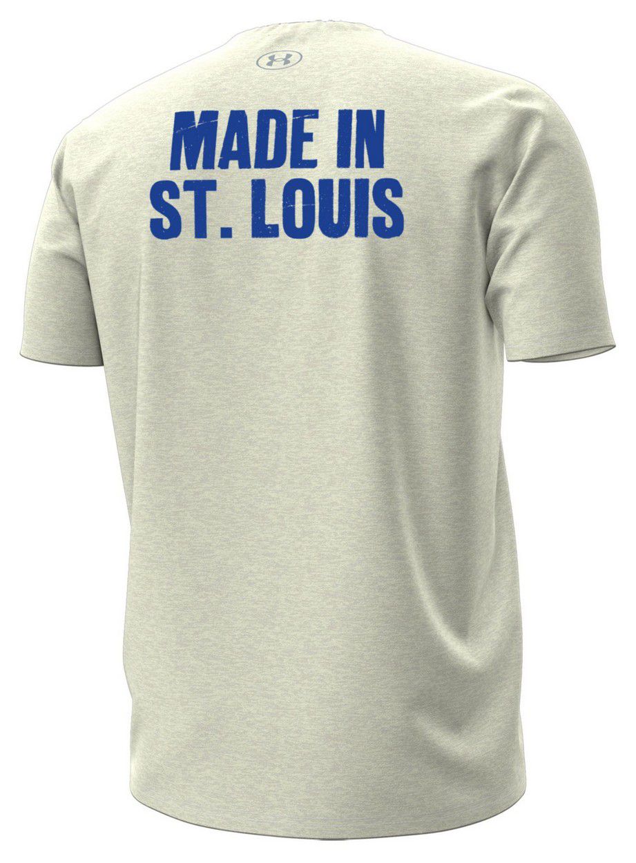 Under Armour Men's St. Louis Battlehawks Grey Performance Cotton T-Shirt product image