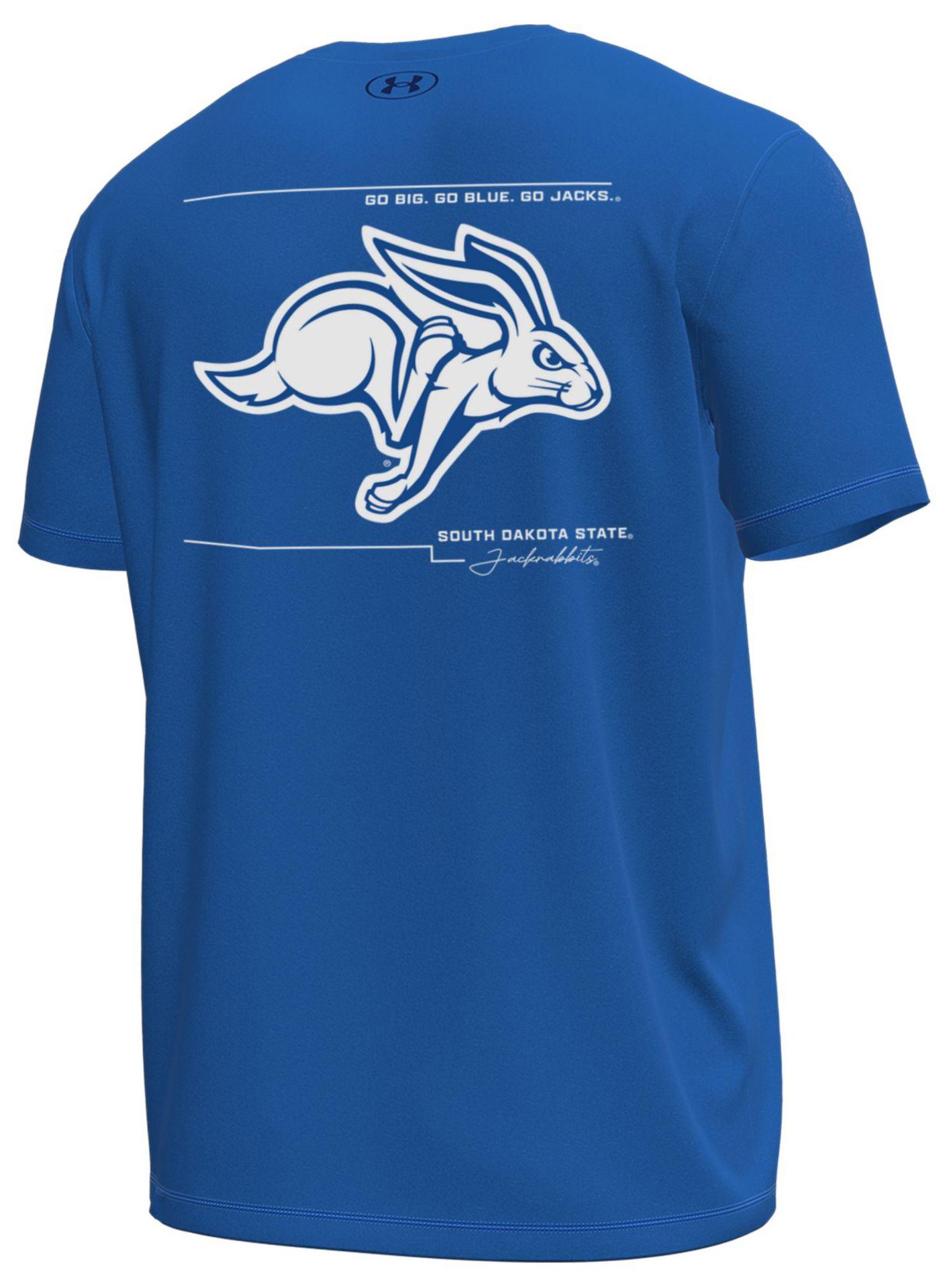 Under Armour Men's South Dakota State Jackrabbits Royal Tech Stretch Short Sleeve T-Shirt product image