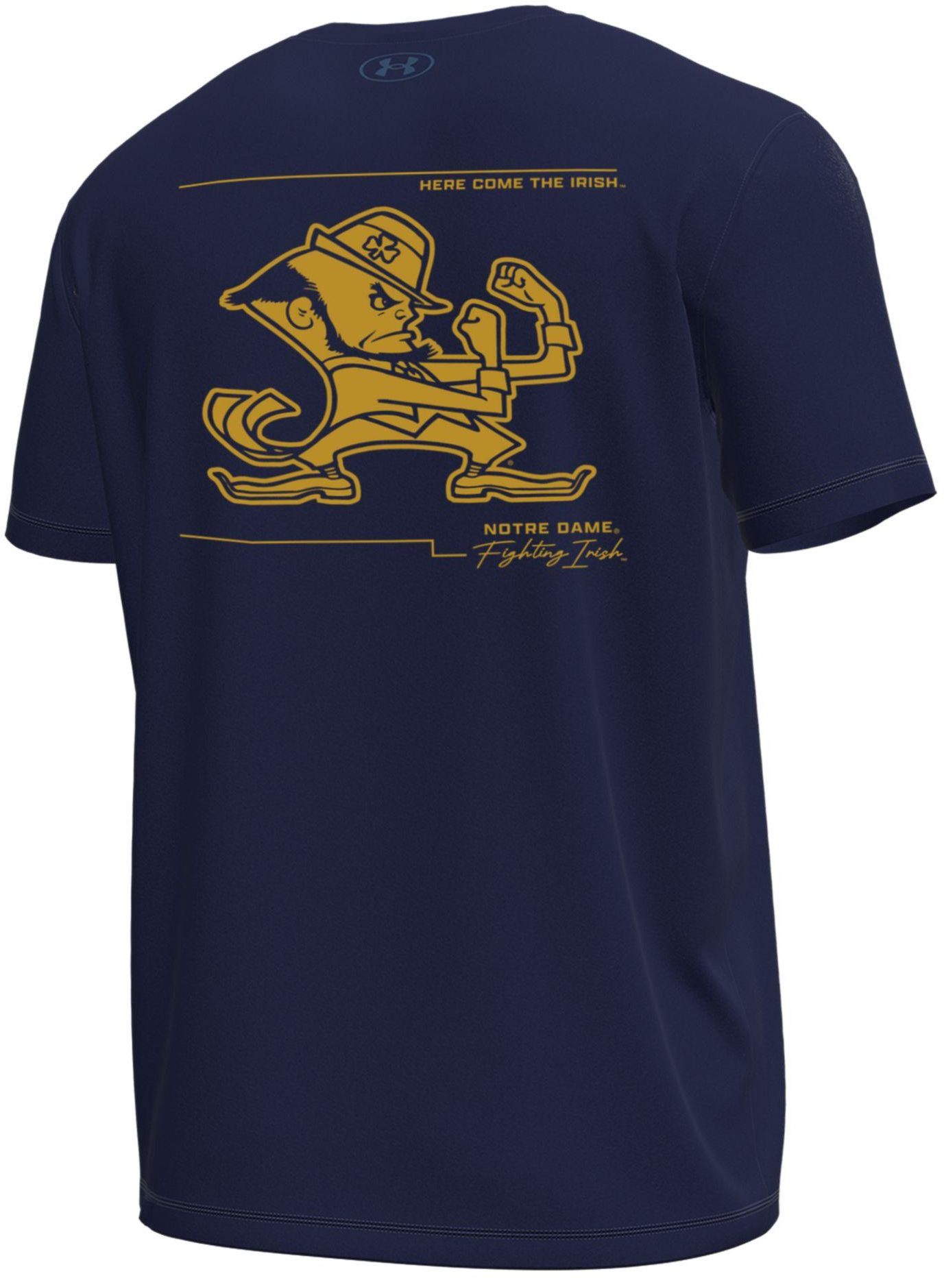 Under Armour Men's Notre Dame Fighting Irish Navy Tech Stretch Short Sleeve T-Shirt product image